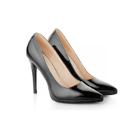 Szpilki czarne lakierowane